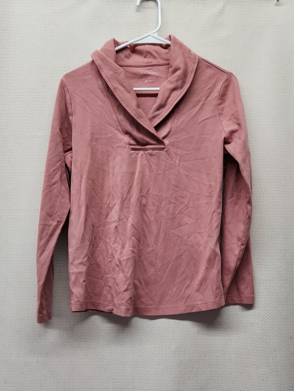 L.L. Bean Rose Pink Crewneck Top